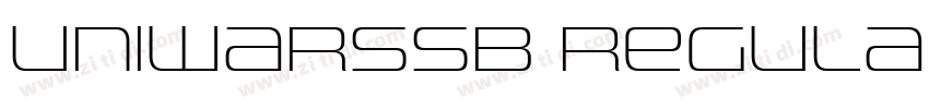 UniwarsSb Regular字体转换 UniwarsSb Regular字体转换